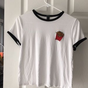 Fries baseball tee